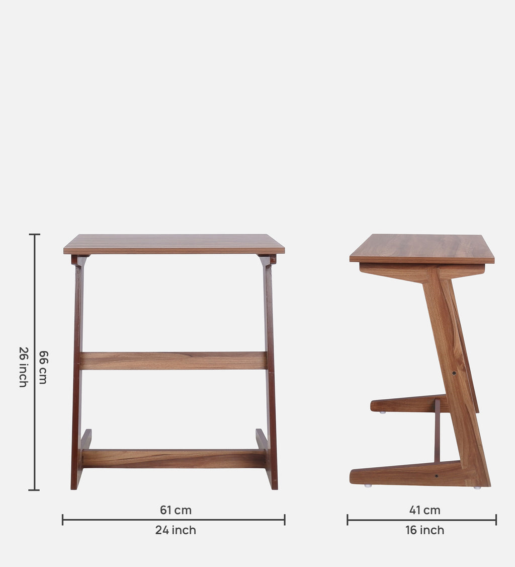 Juliet Writing Table | Asian Walnut Finish Study Desk