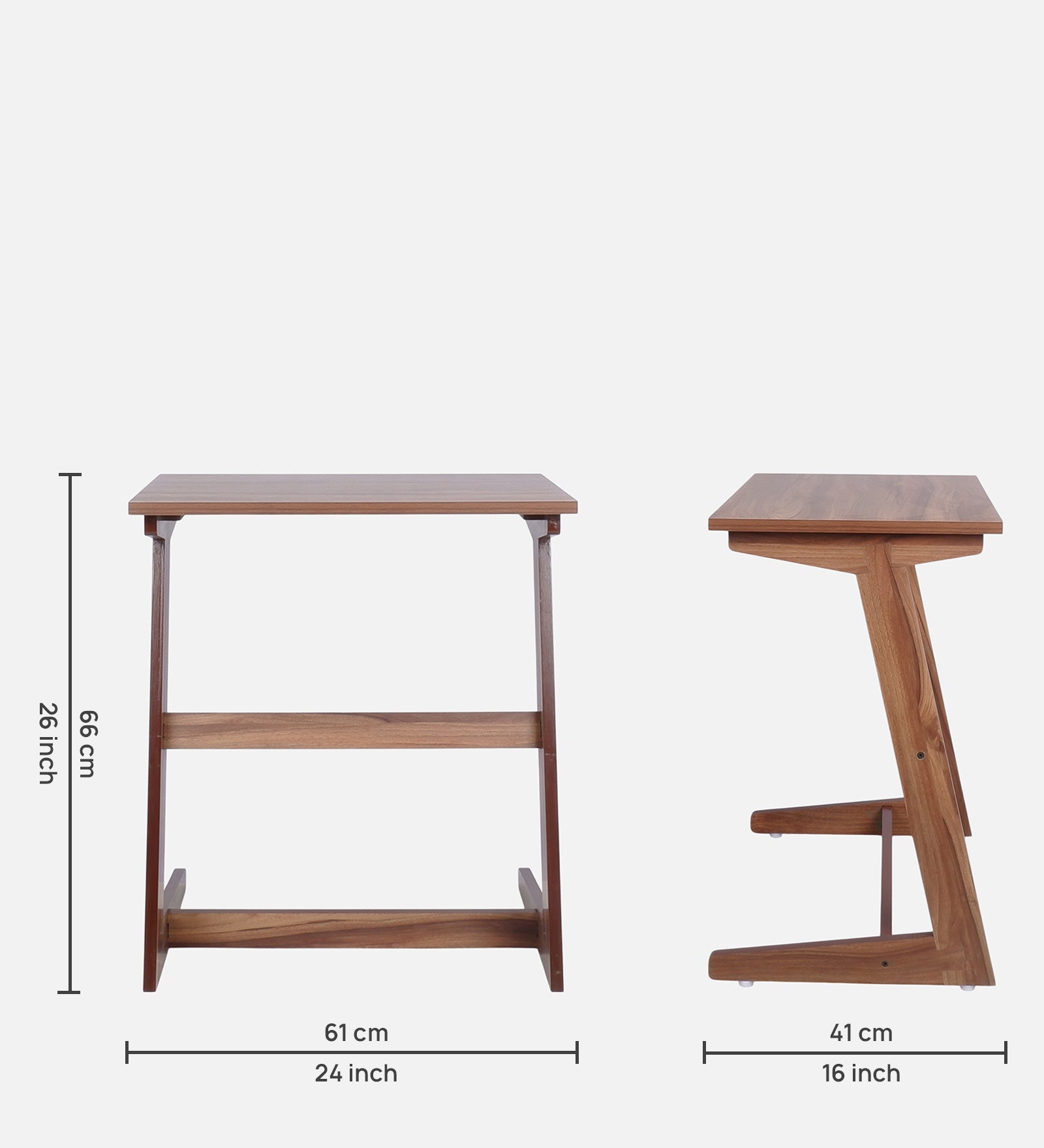 Juliet Writing Table | Asian Walnut Finish Study Desk