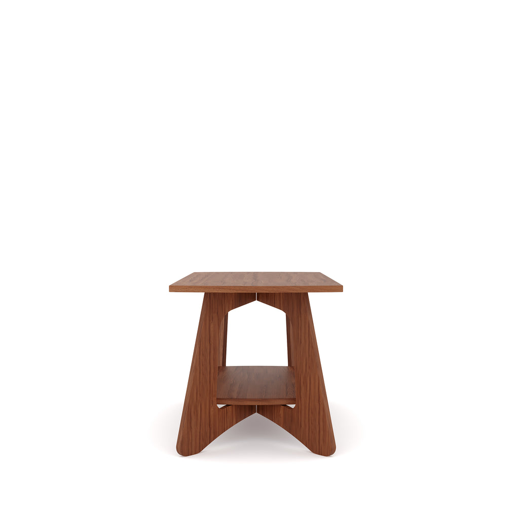 Ane Coffee Table - Walnut Finish Centre Table - additional angle 3