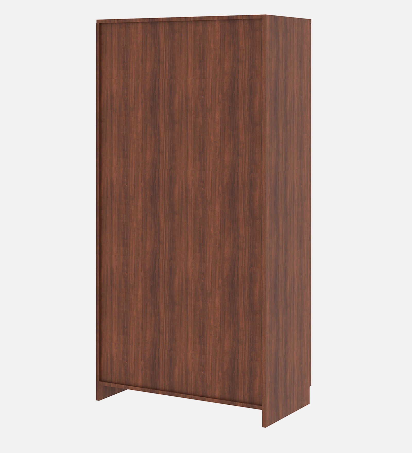 Ozone 2 Door Wardrobe - Walnut & Natural Wood Finish - additional angle 6