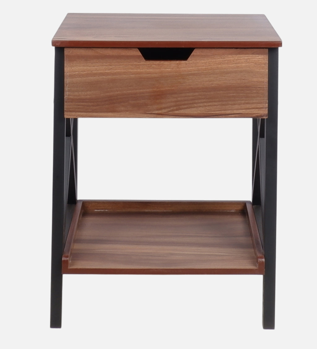Lucus Bedside Table | Asian Walnut Finish Nightstand