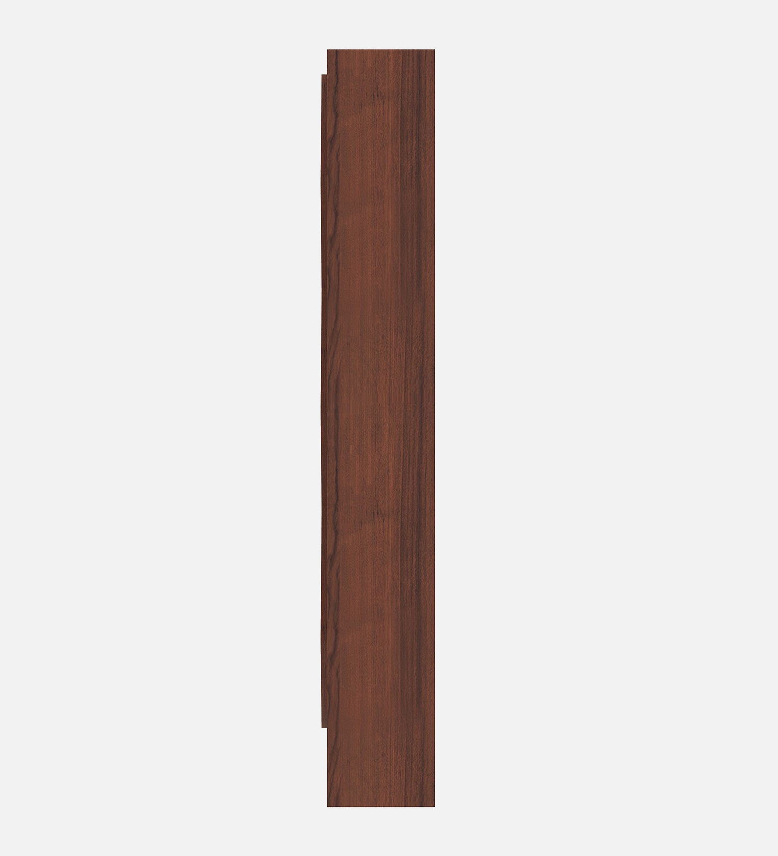 Cassia Tall Bookshelf - Walnut Finish, Slim Design - additional angle 2