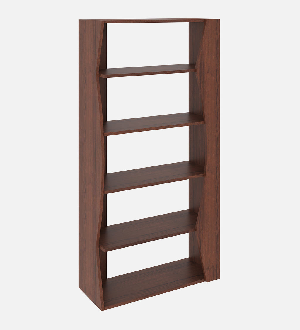 Lilac Bookshelf - Walnut Finish, Cross-Ventilated - additional angle 5