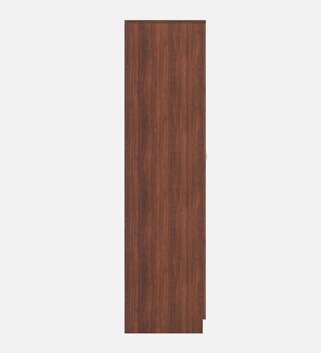 Maya 2 Door Wardrobe with Mirror - Walnut & Grey Finish - additional angle 3
