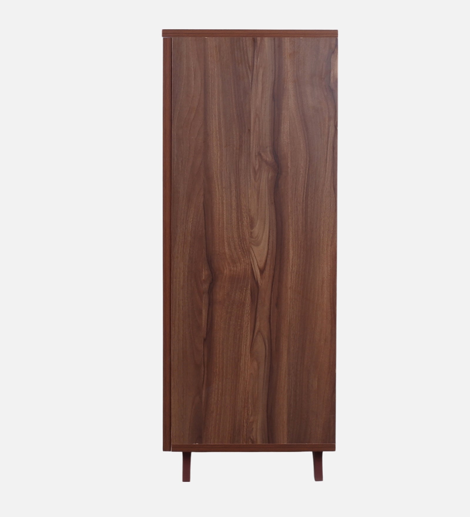 Aurora 20-Pairs Tilt-Out Shoe Cabinet | Walnut Finish