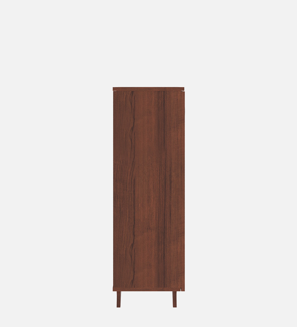 Alvo Tilt-Out Shoe Rack - Walnut Finish - additional angle 2