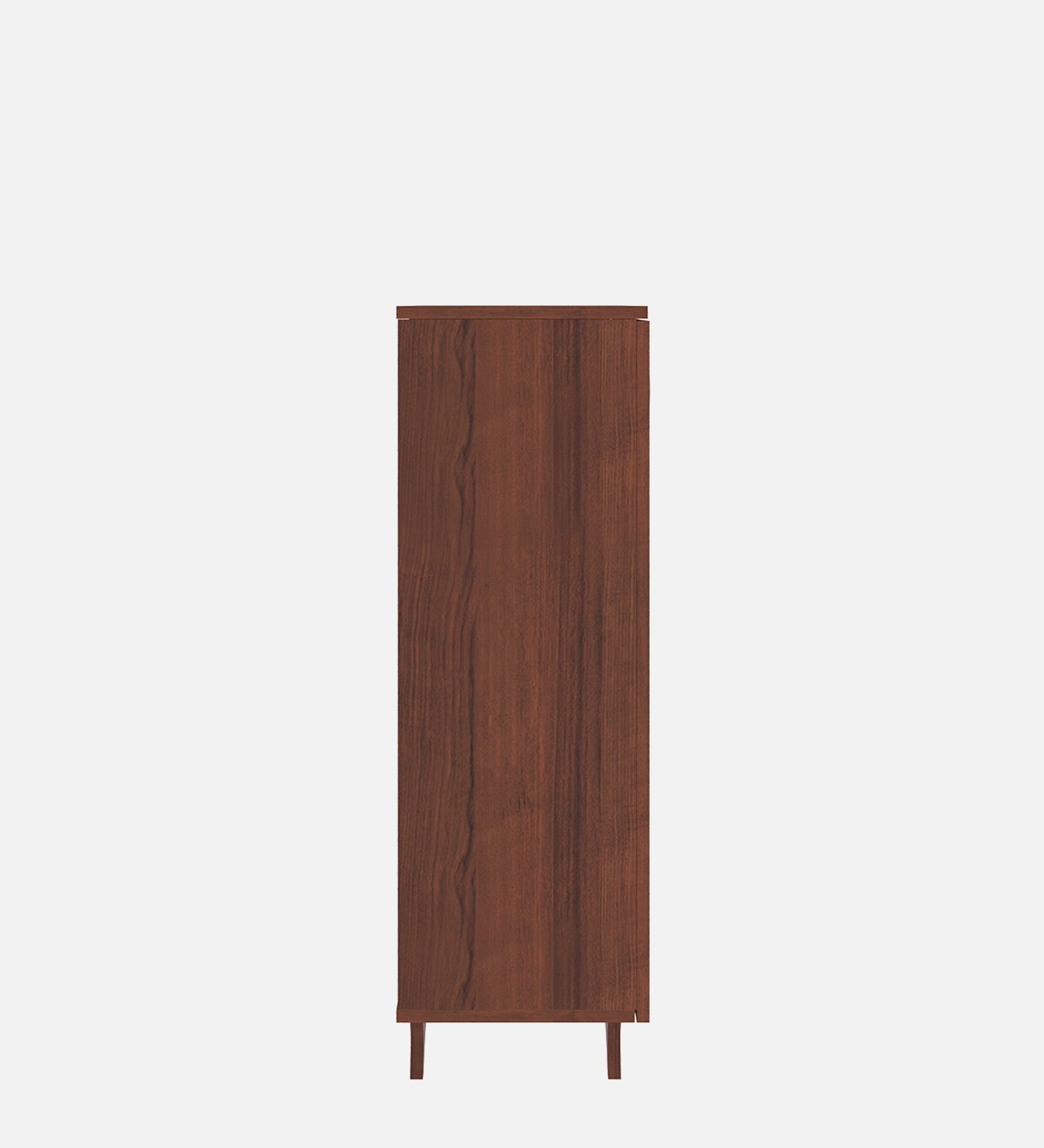 Alvo Tilt-Out Shoe Rack - Walnut Finish - additional angle 2