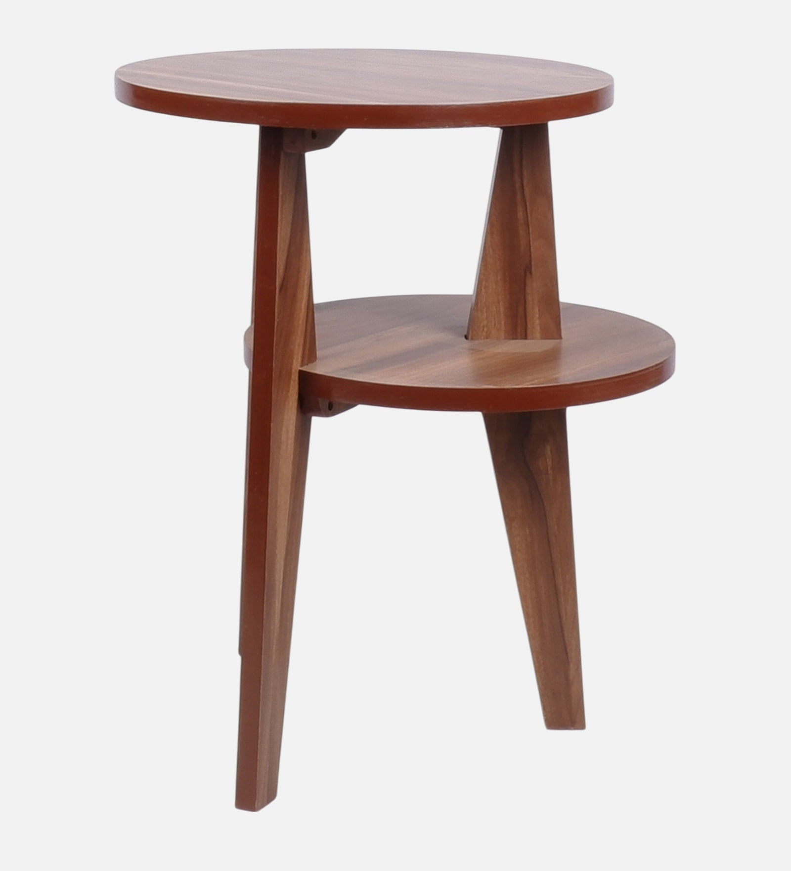 Lily End Table - Asian Walnut Finish Side Table - additional angle 4