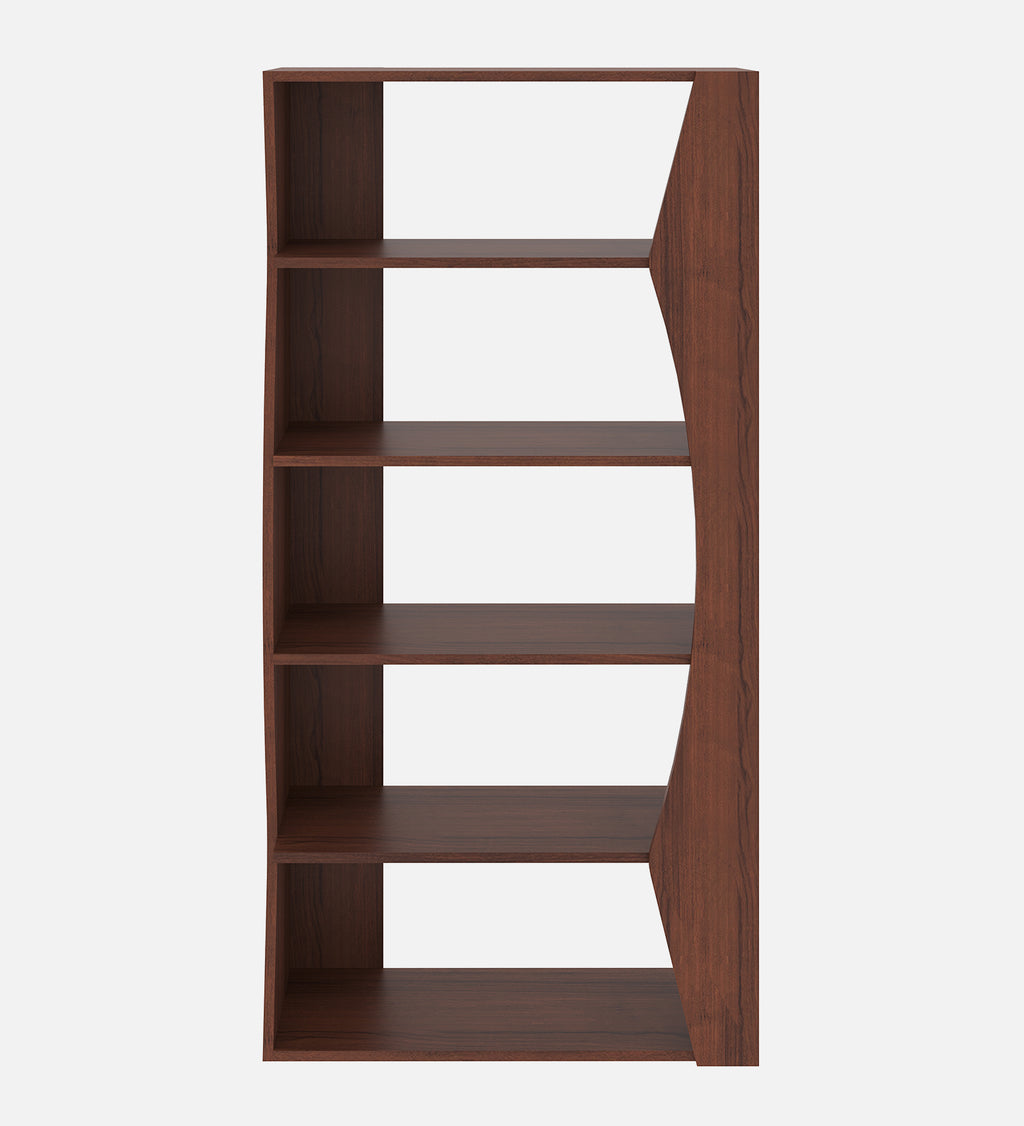 Lilac Bookshelf - Walnut Finish, Cross-Ventilated - additional angle 2