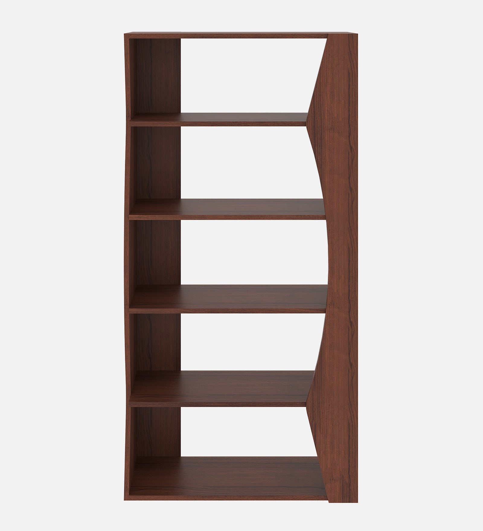 Lilac Bookshelf - Walnut Finish, Cross-Ventilated - additional angle 2