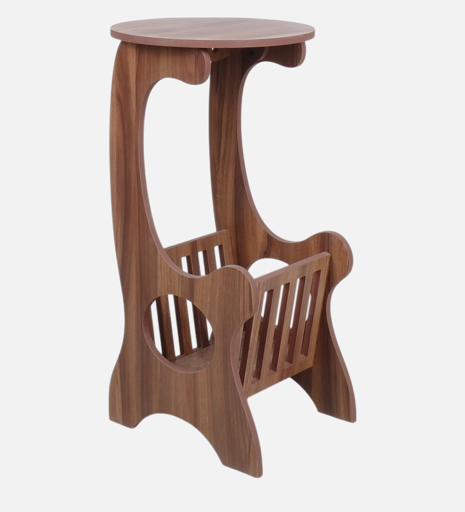 Amalia End Table Asian Walnut Finish - additional angle 2