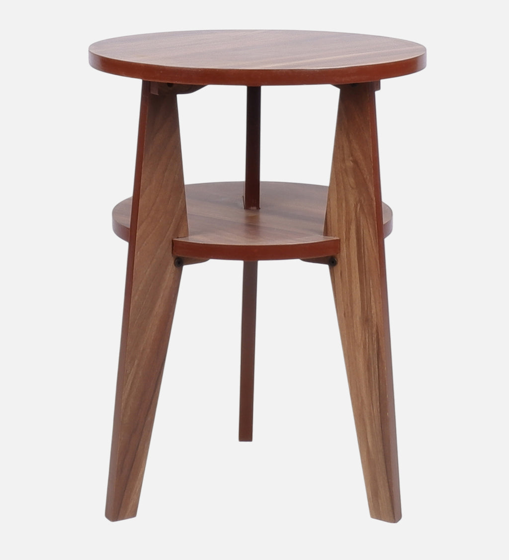 Lily End Table - Asian Walnut Finish Side Table - additional angle 5