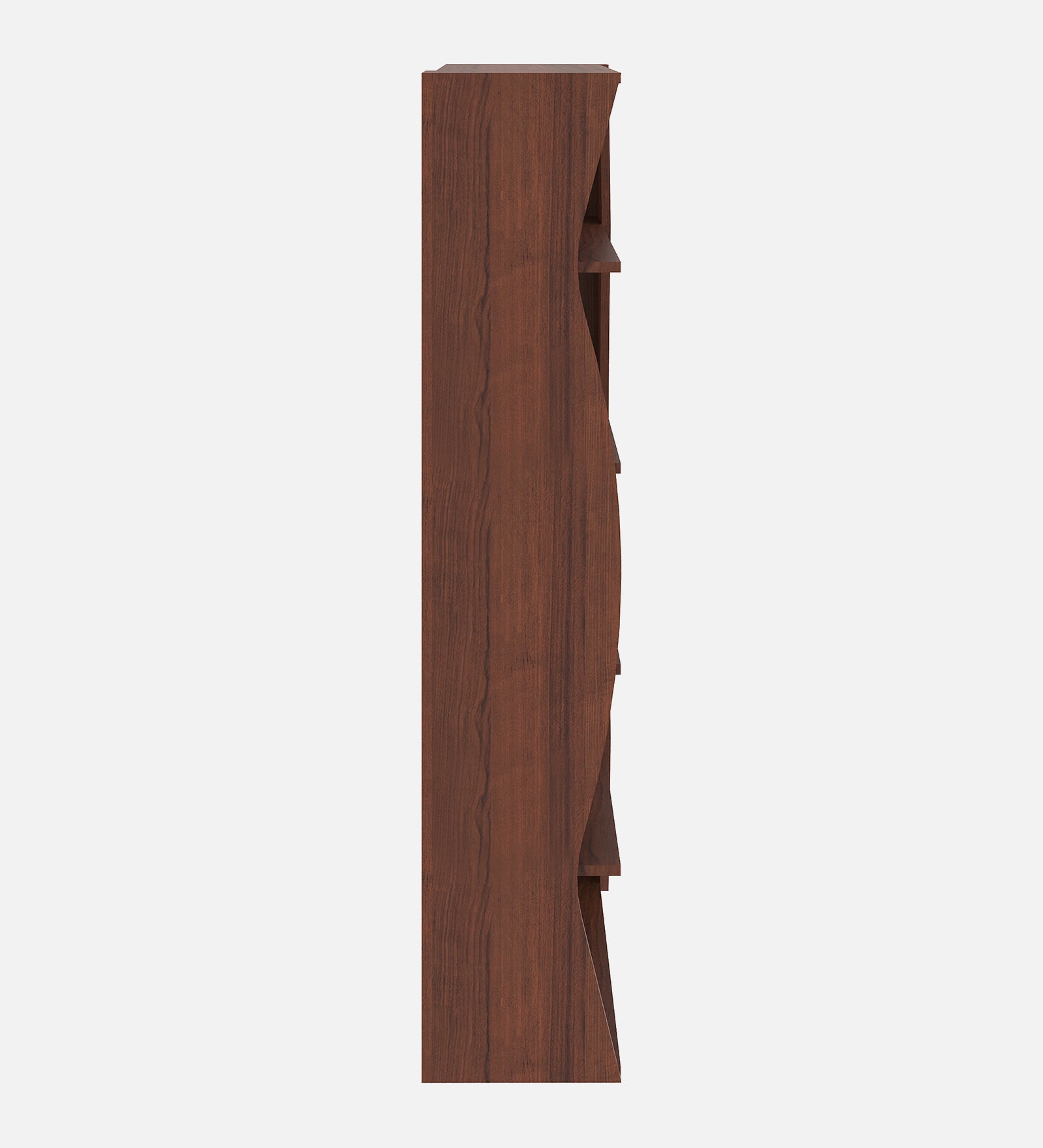 Lilac Bookshelf - Walnut Finish, Cross-Ventilated - additional angle 4
