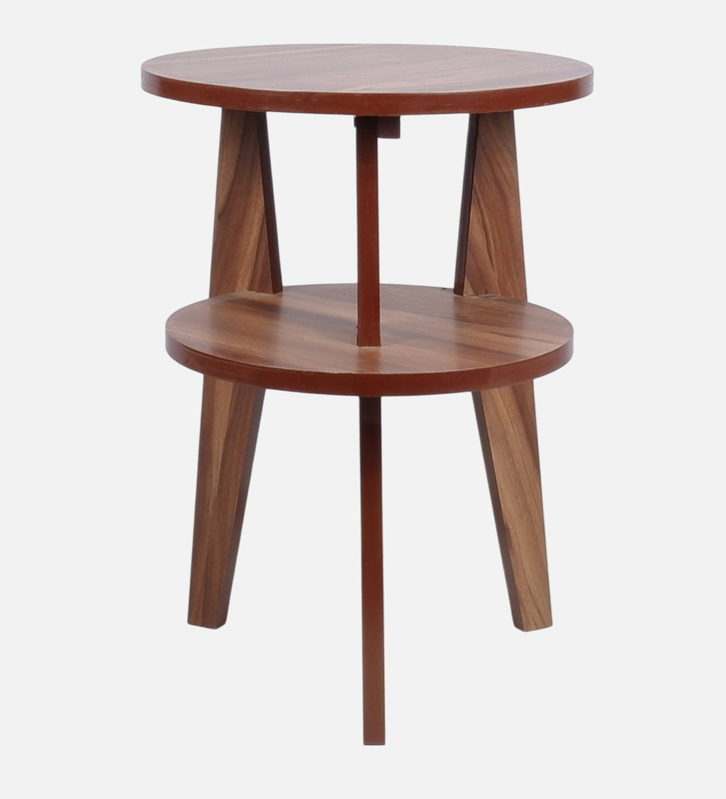 Lily End Table - Asian Walnut Finish Side Table - additional angle 6