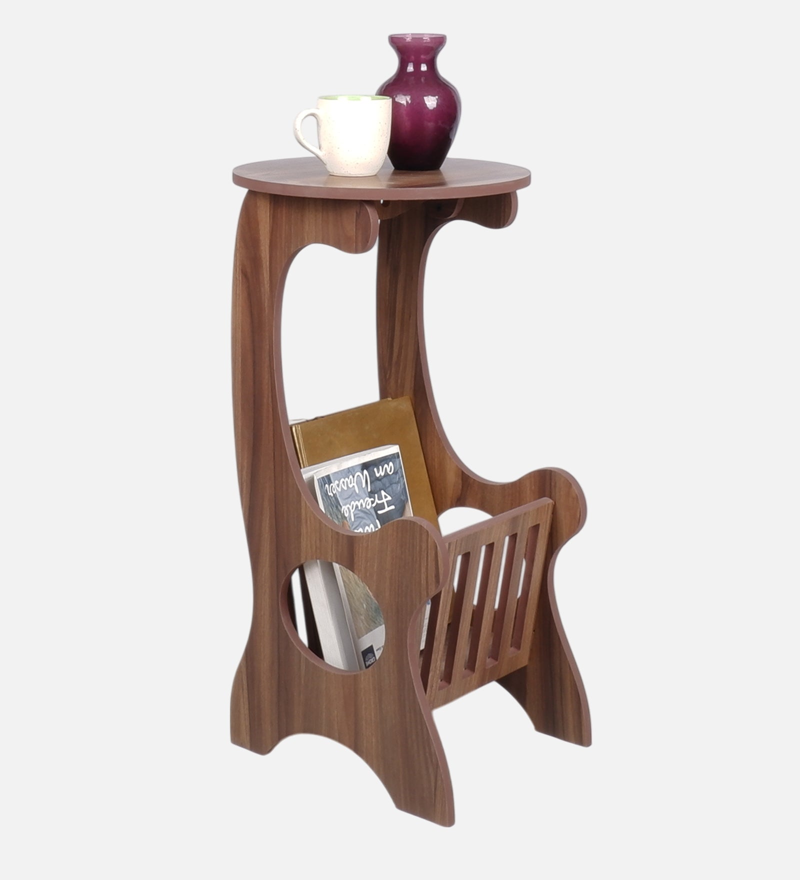 Amalia End Table Asian Walnut Finish - additional angle 5