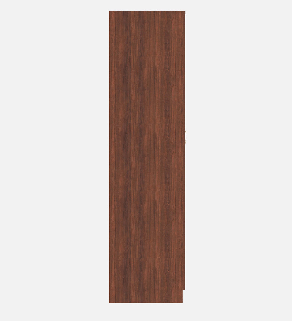 Ozone 2 Door Wardrobe - Walnut & Natural Wood Finish - additional angle 3