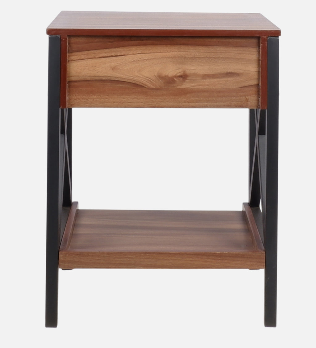 Lucus Bedside Table | Asian Walnut Finish Nightstand