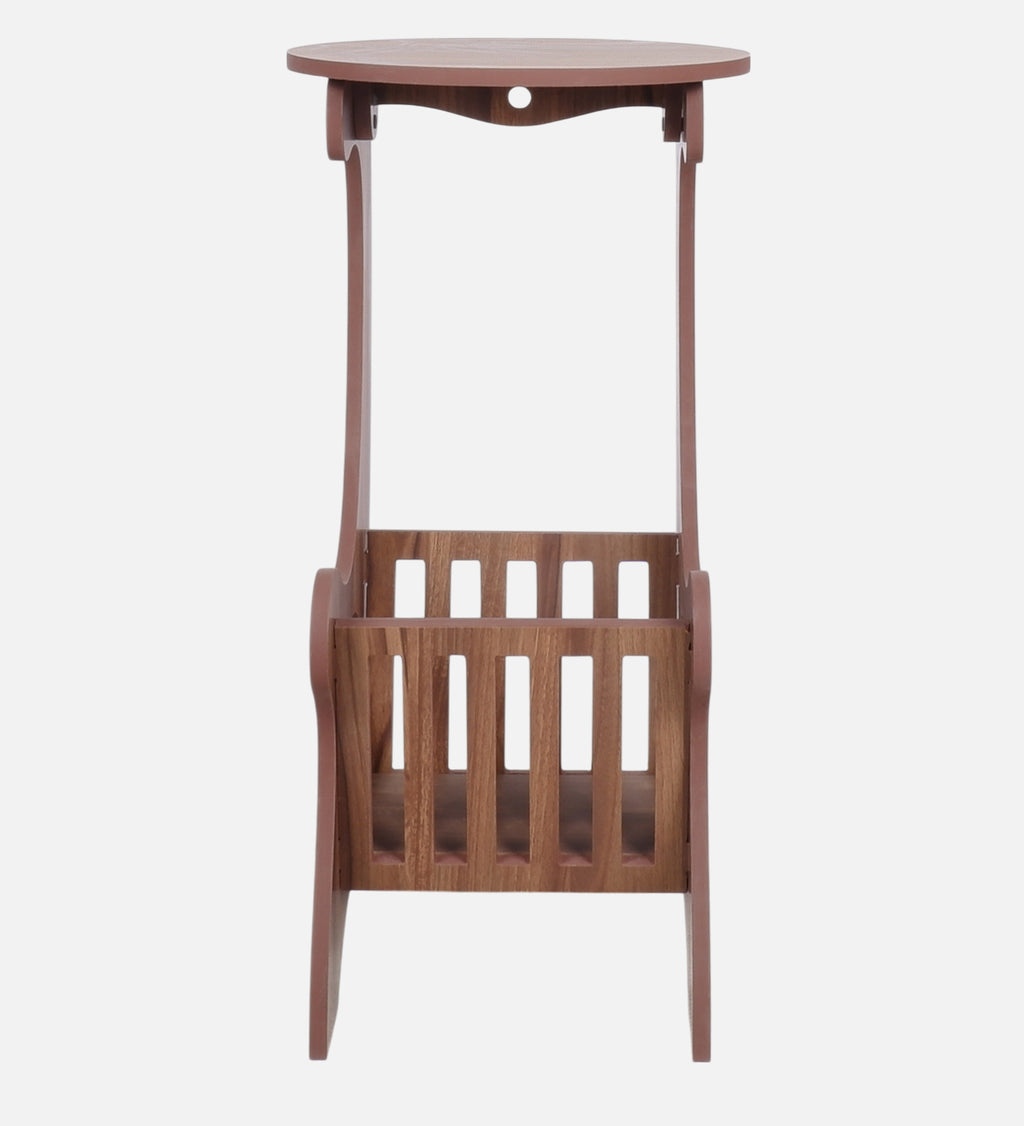 Amalia End Table Asian Walnut Finish - additional angle 6