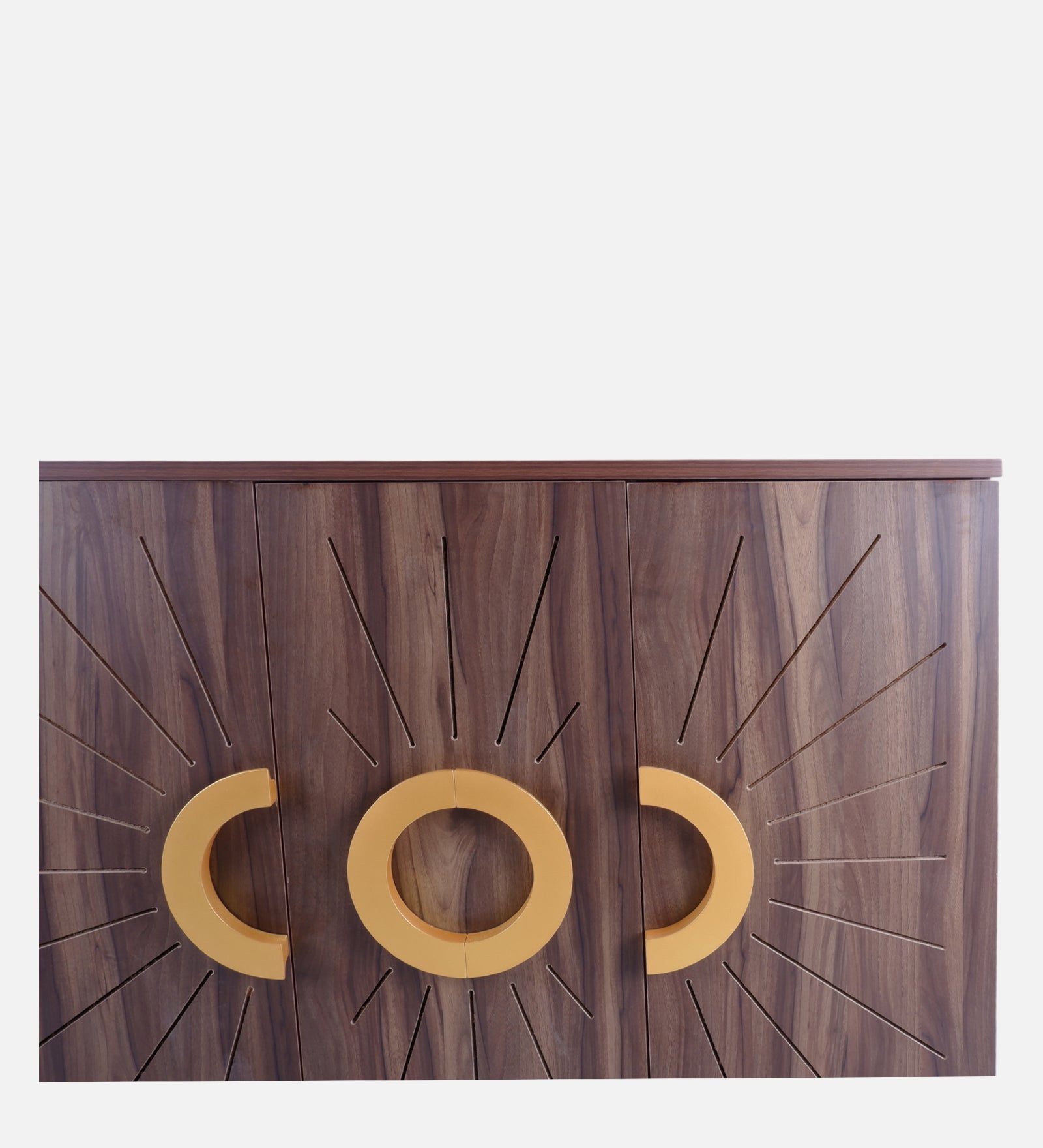 Atlas 22-Pairs 3 Door Shoe Cabinet | Walnut Finish