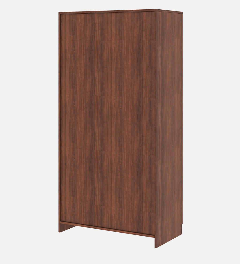 Dario 2 Door Wardrobe with Mirror - Walnut & Natural Wood - additional angle 6