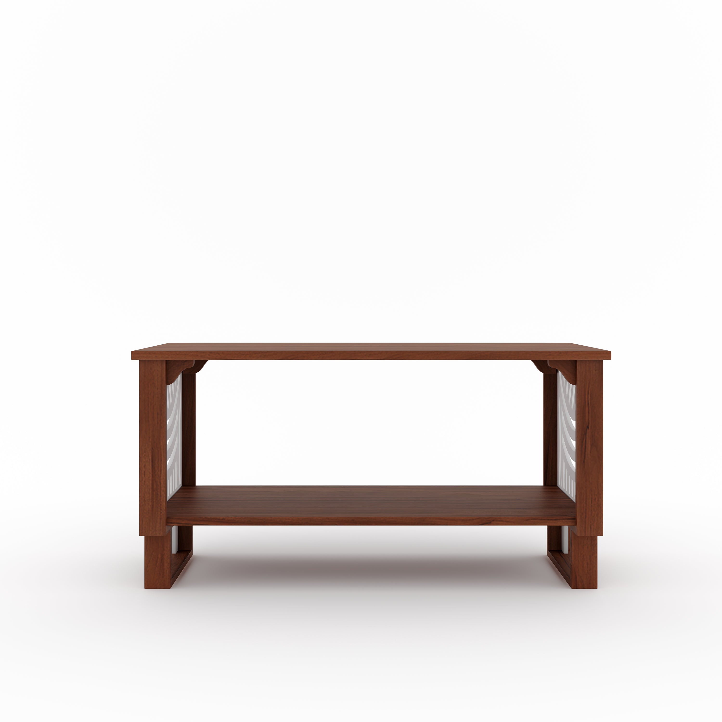 RayTrees Naira Coffee Table | Walnut Finish Centre Table