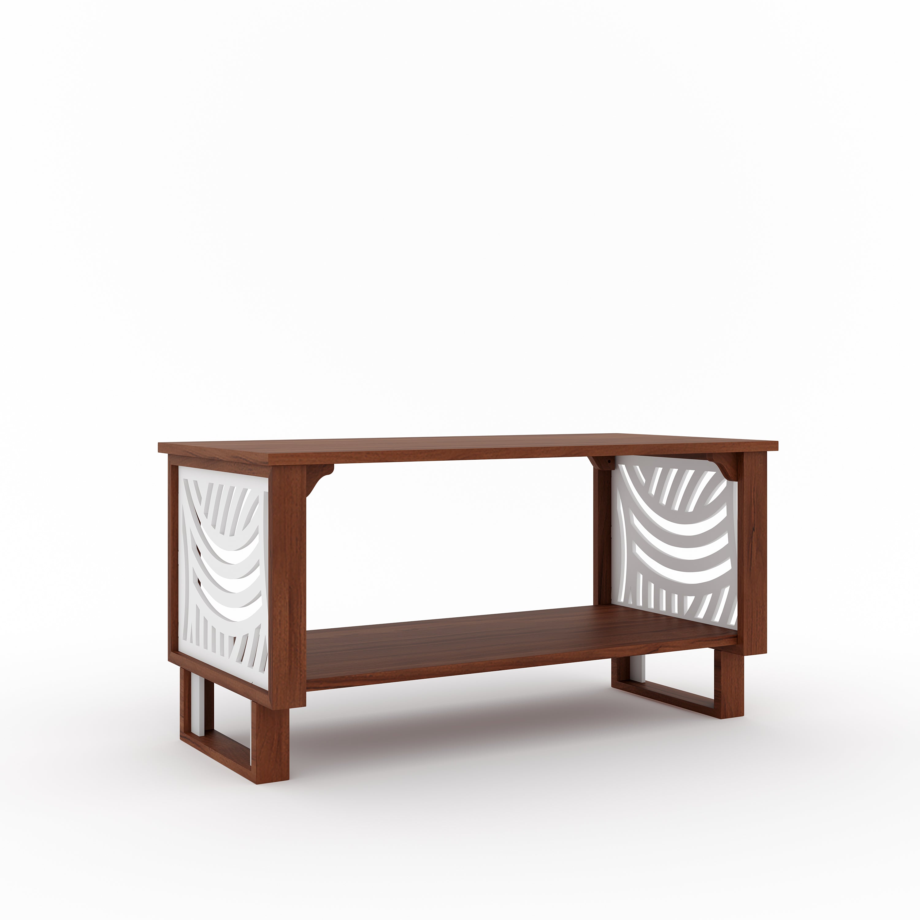 RayTrees Naira Coffee Table | Walnut Finish Centre Table