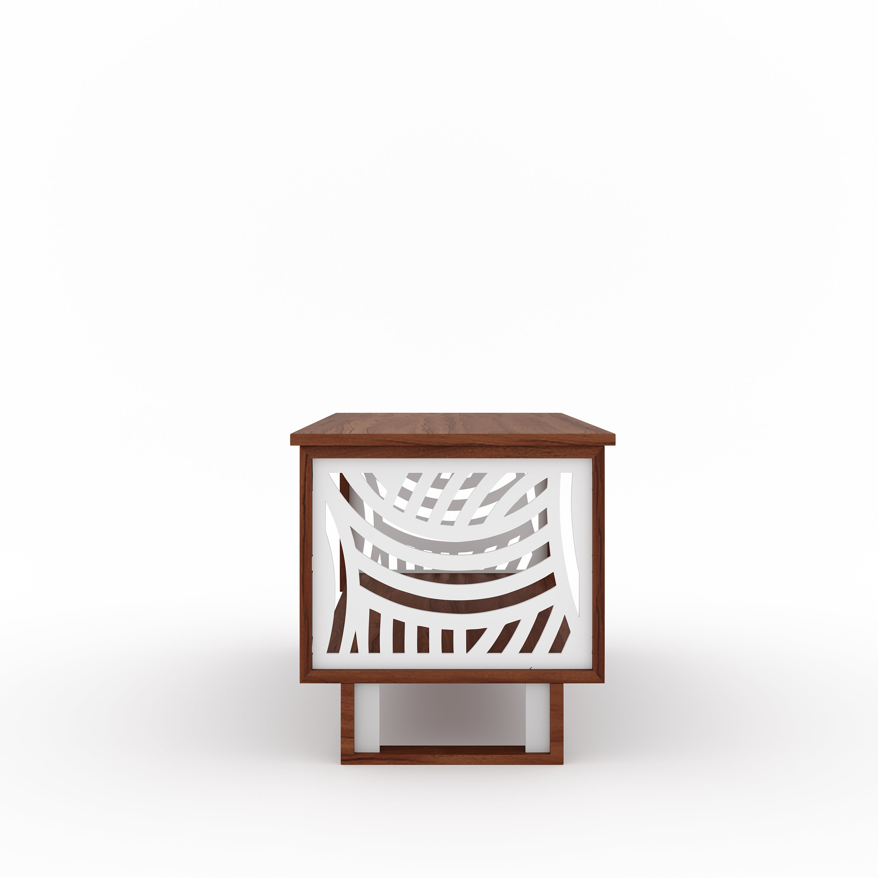 RayTrees Naira Coffee Table | Walnut Finish Centre Table