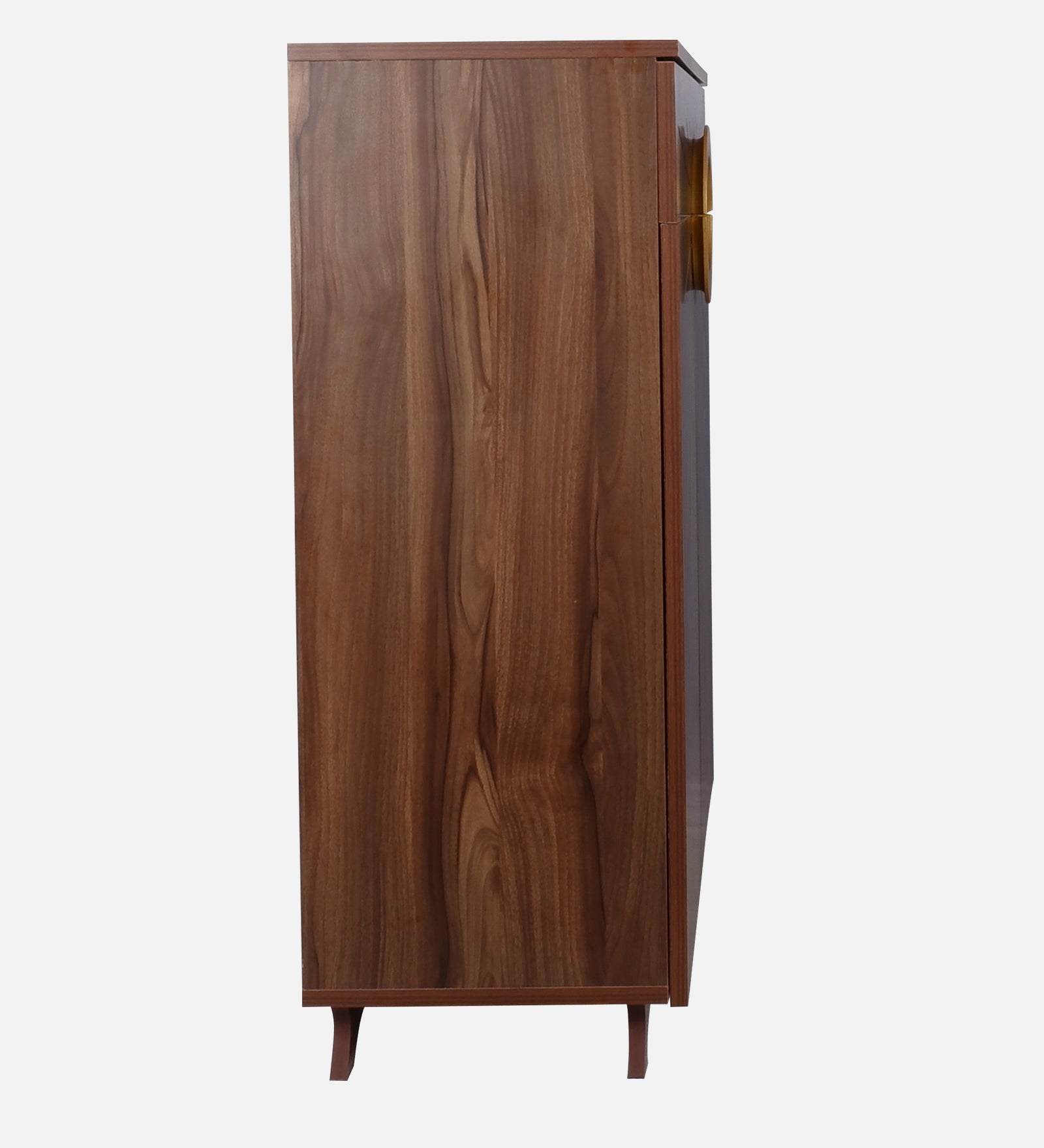 Aster 16-Pairs 2 Door Shoe Cabinet with Drawer | Walnut Finish