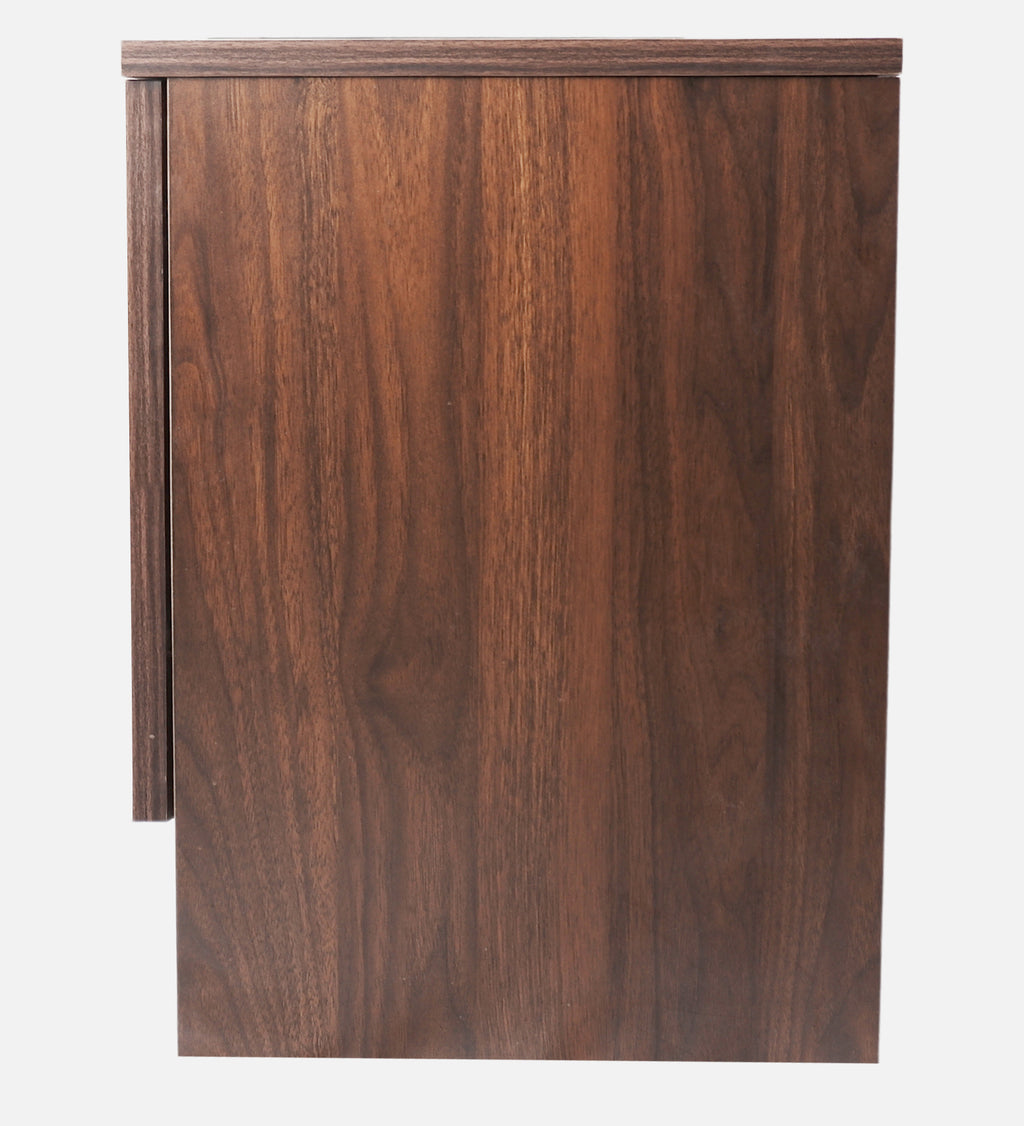 RayTrees Golden Handle TV Unit | Wood Finish