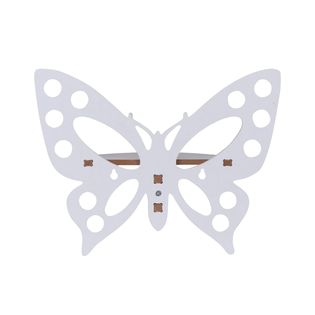 Butterfly Wall Shelf Set of Two - White Finish - additional angle 2