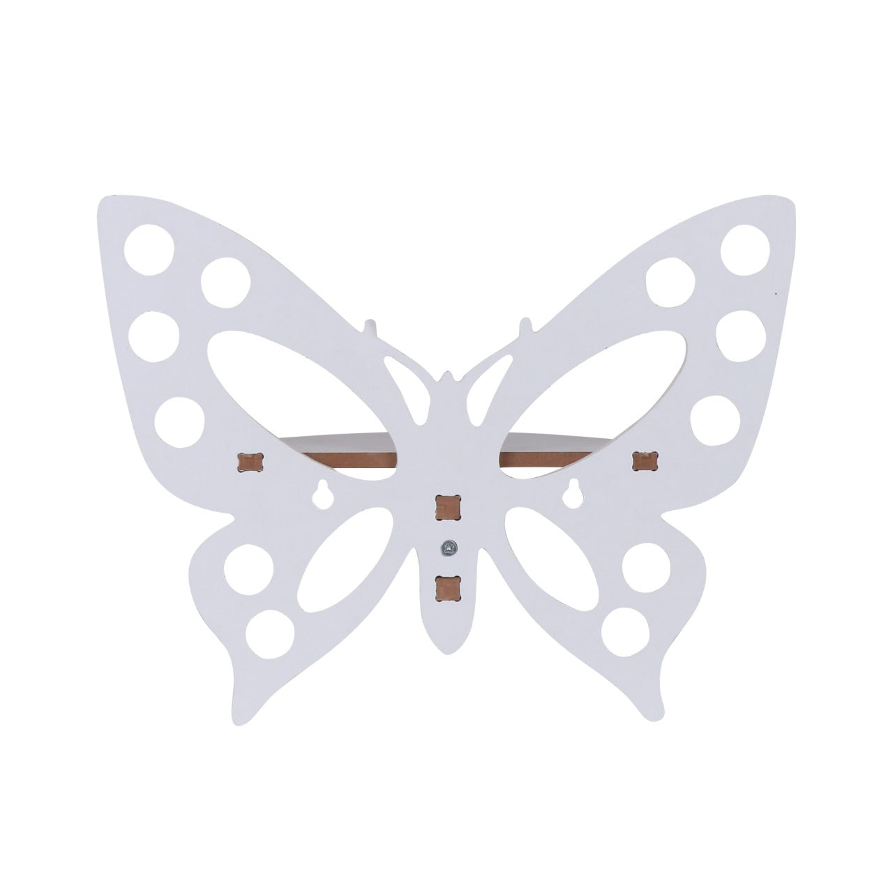 Butterfly Wall Shelf Set of Two - White Finish - additional angle 2
