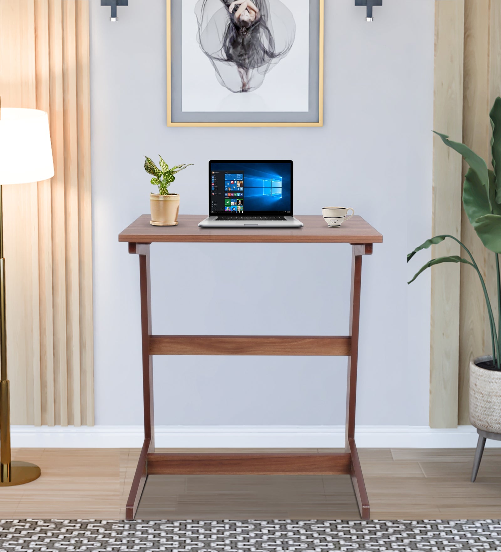 Juliet Writing Table | Asian Walnut Finish Study Desk