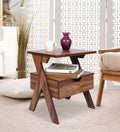 Bedside Table - Asian Walnut Finish Nightstand