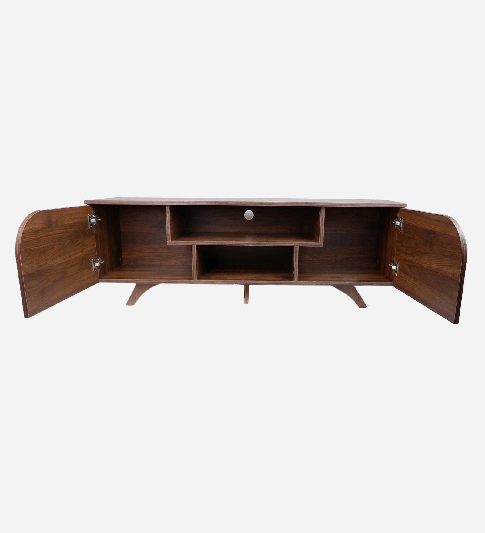 RayTrees No-Strip Minimalist TV Unit | Wood Finish