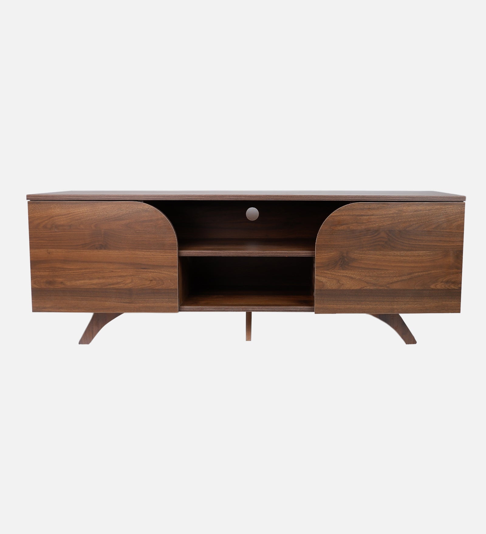 RayTrees No-Strip Minimalist TV Unit | Wood Finish