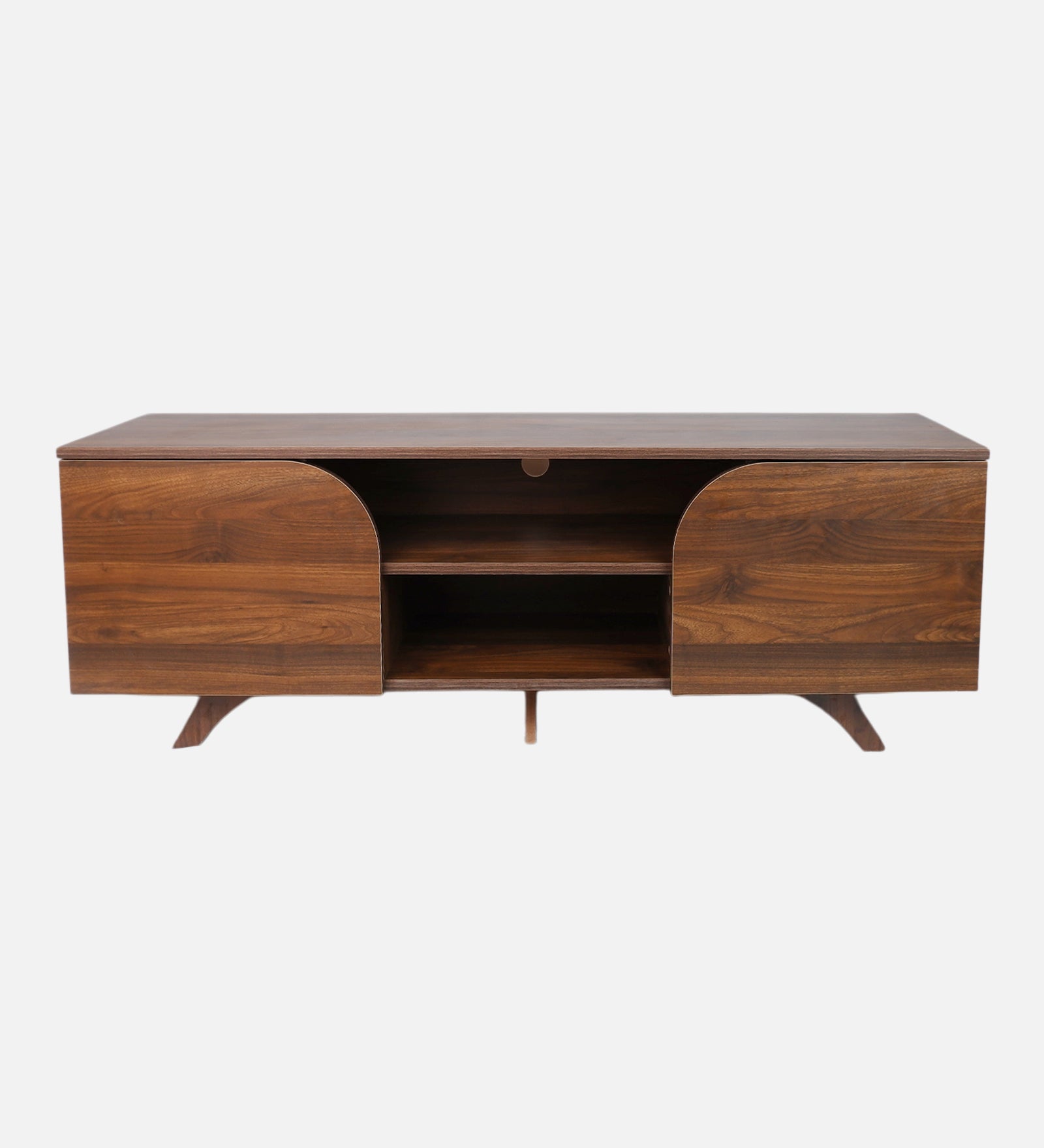 RayTrees No-Strip Minimalist TV Unit | Wood Finish
