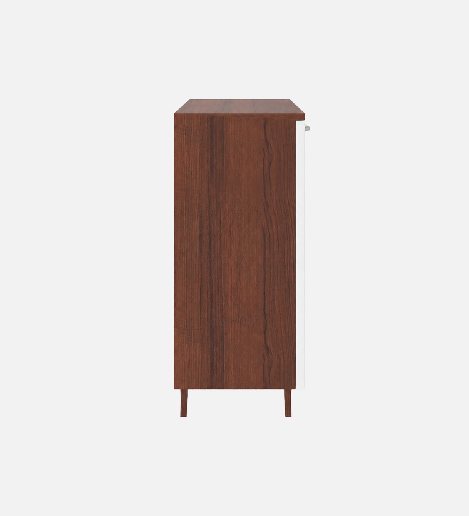 RayTrees Novo Shoe Rack | Walnut &amp; White Two-Tone Finish