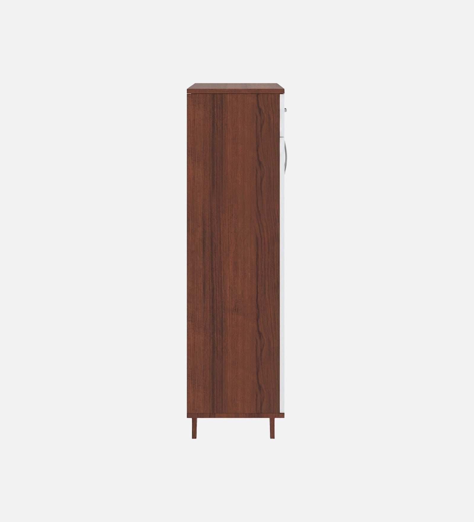 RayTrees Pipevine Shoe Rack with Drawer | Walnut &amp; White