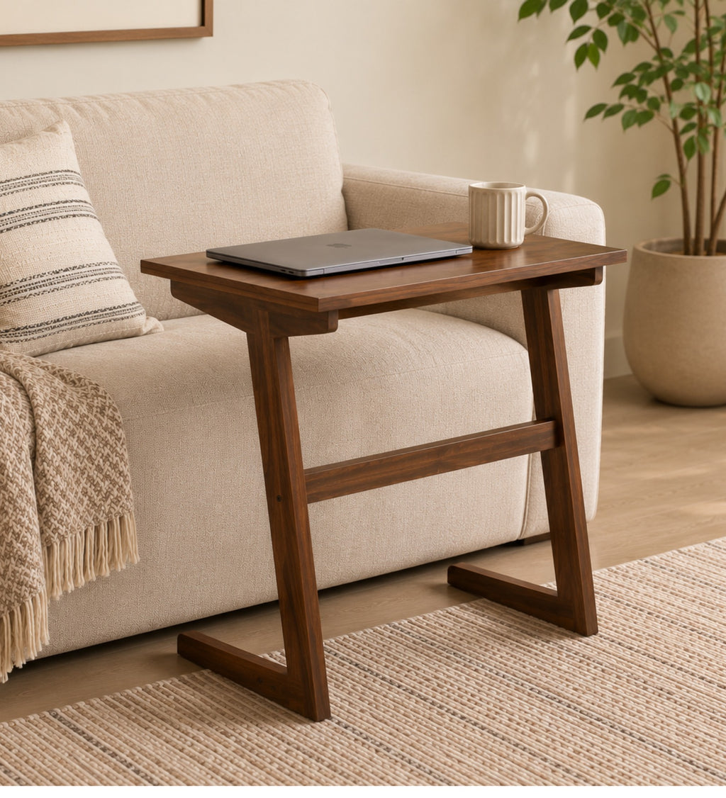 Juliet Writing Table | Asian Walnut Finish Study Desk