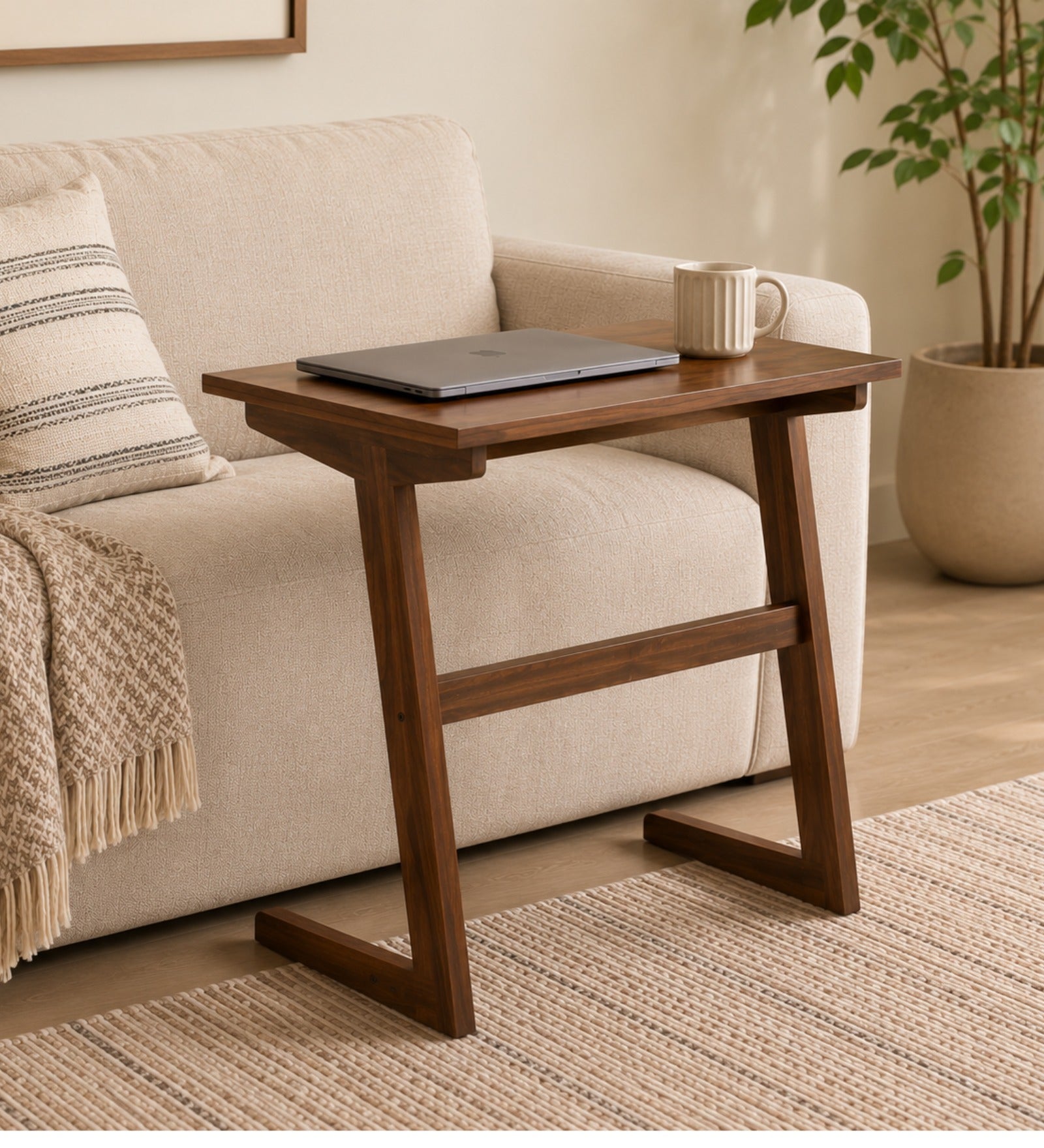 Juliet Writing Table | Asian Walnut Finish Study Desk