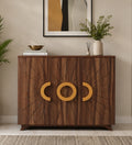 Atlas 22-Pairs 3 Door Shoe Cabinet | Walnut Finish