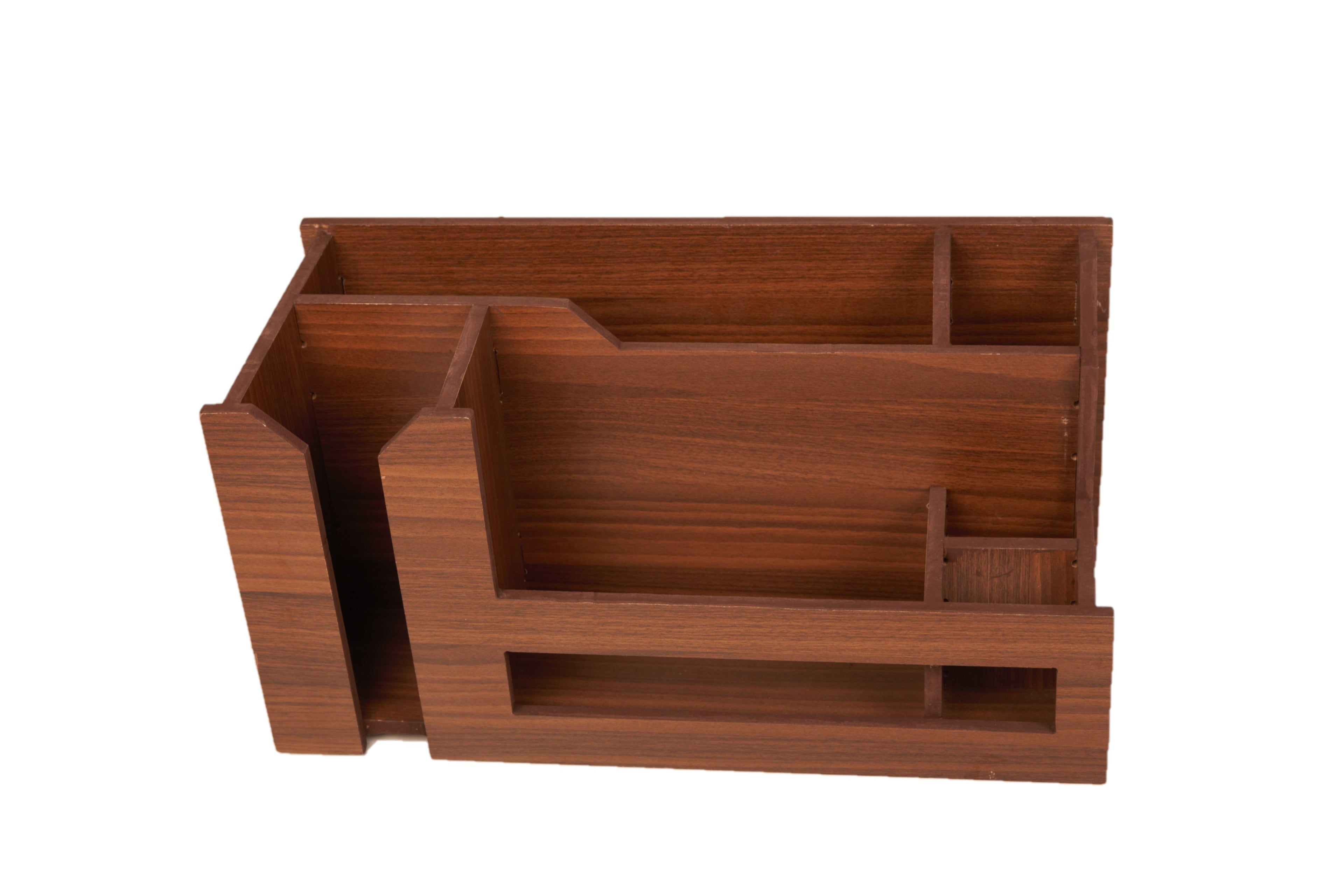 Kitchen Organizer - Walnut Finish, 3-Shelf - additional angle 2