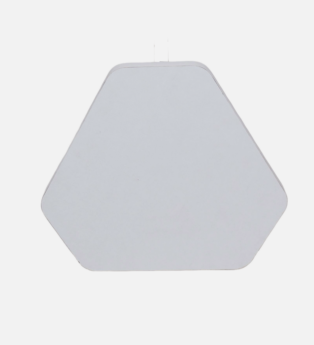 RayTrees Three Leg Pentagon Table | White Finish Stool