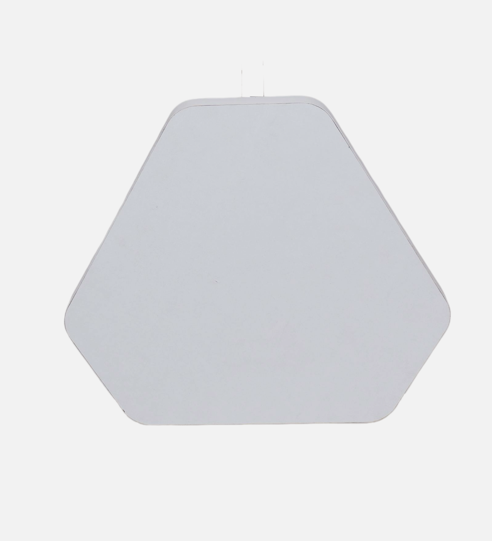 RayTrees Three Leg Pentagon Table | White Finish Stool