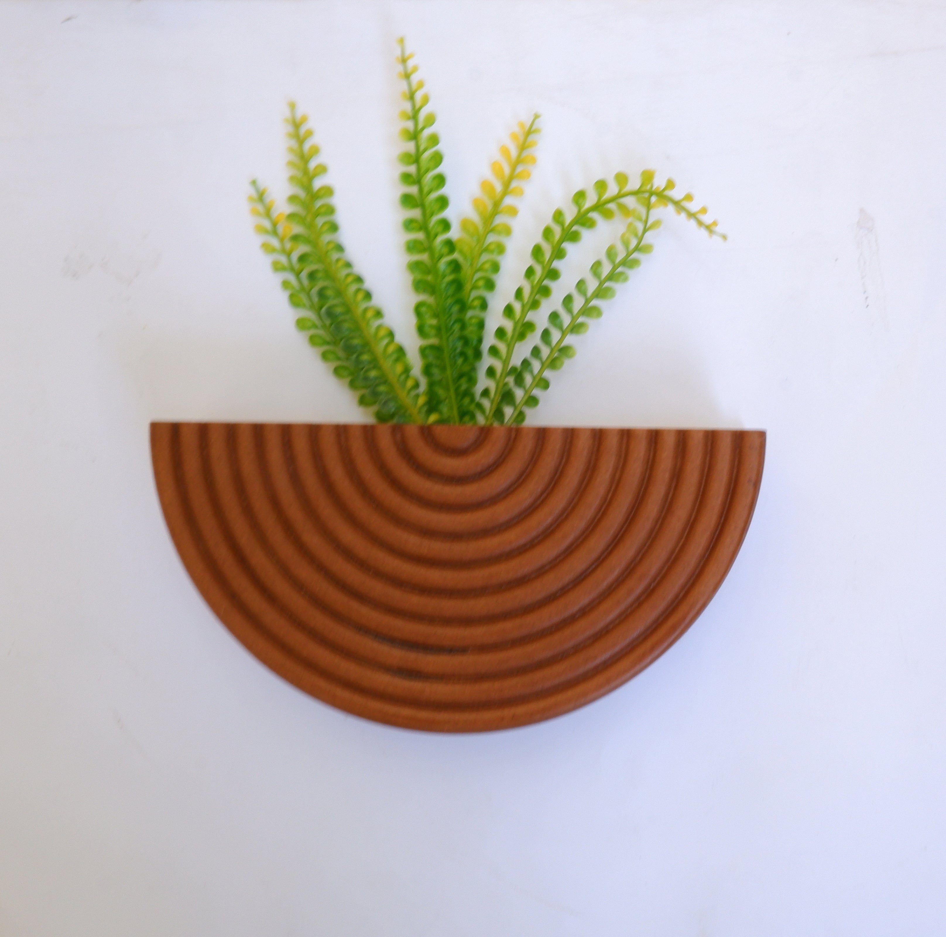 Wooden Planter - Walnut Finish Plant Stand - additional angle 2