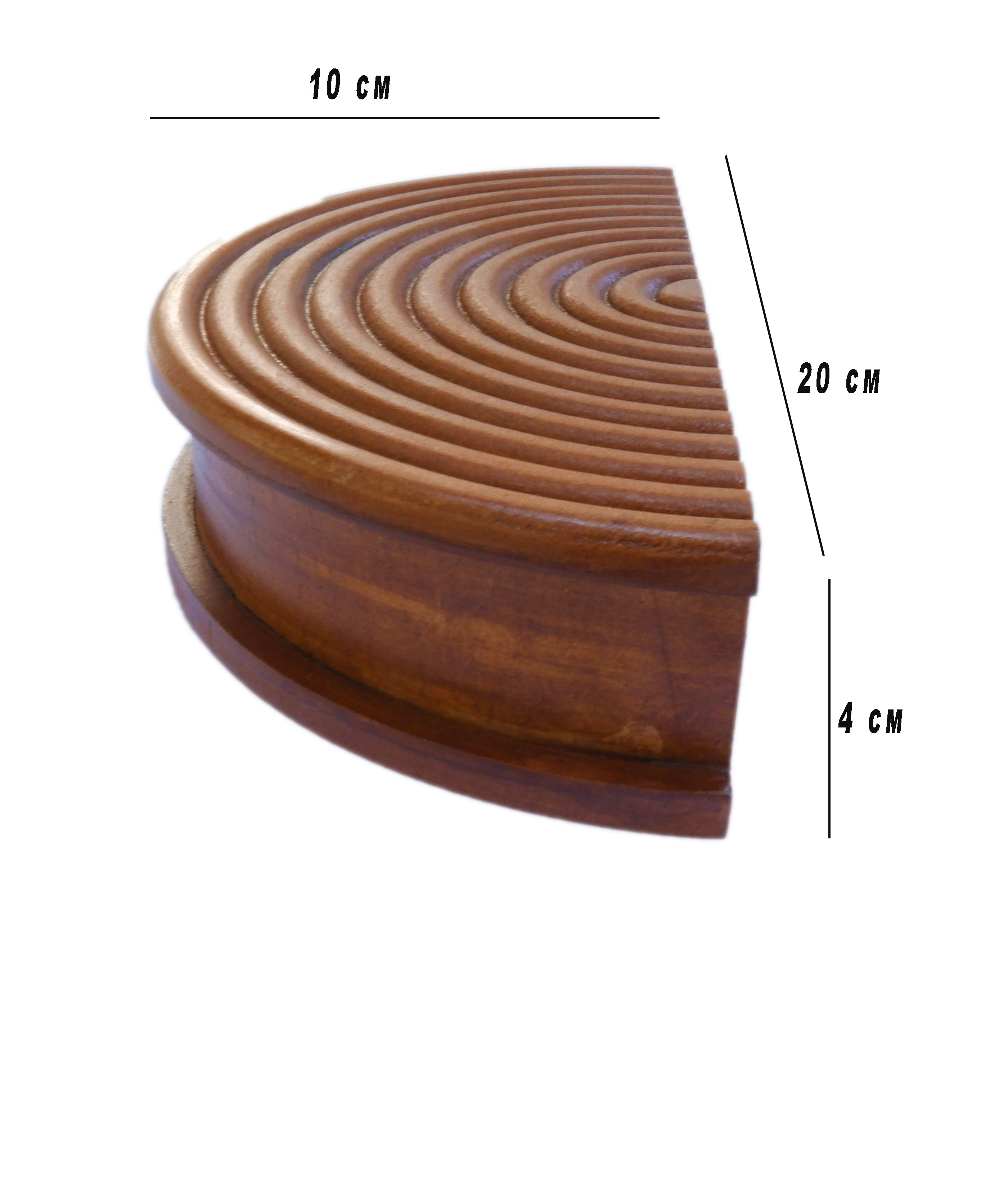 Wooden Planter - Walnut Finish Plant Stand - additional angle 3