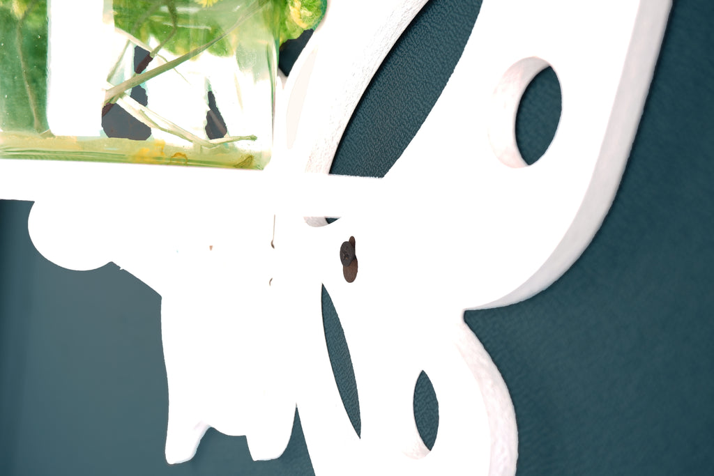 Butterfly Wall Shelf Set of Two - White Finish - additional angle 5